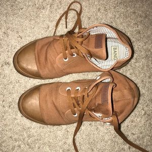 Brown BANGS high tops